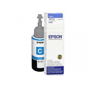 Cartus cerneala Epson T6732, cyan, capacitate 70ml, pentru Epson L800