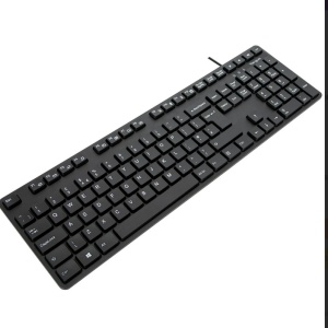 Targus Tastatura Antimicobiala cu fir, 108 taste, layout UK, negru - imagine 3