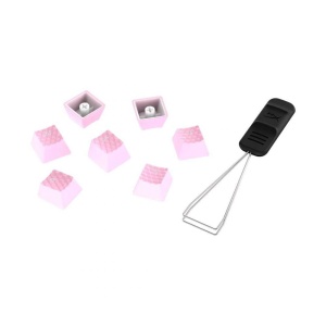 HP Gaming Keycaps Full set, HyperX Pudding, US Layout, Pink - imagine 3